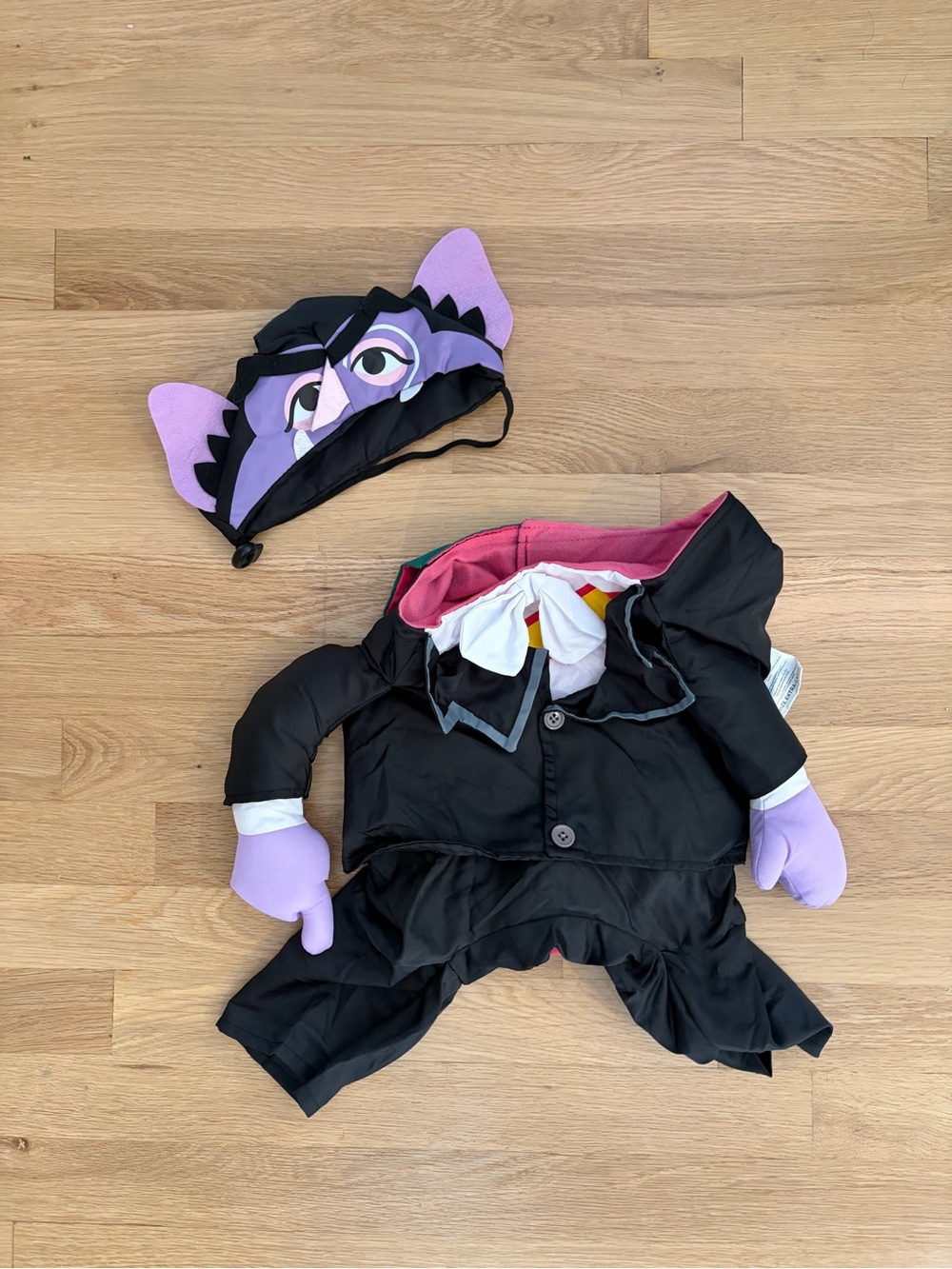 Dog Sesame Street Count Costume